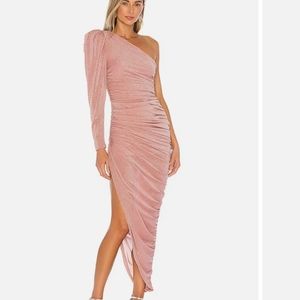 LPA Roksana pink dress size medium